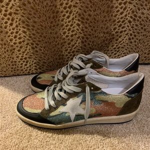 NIB Golden Goose Camo Ballstar